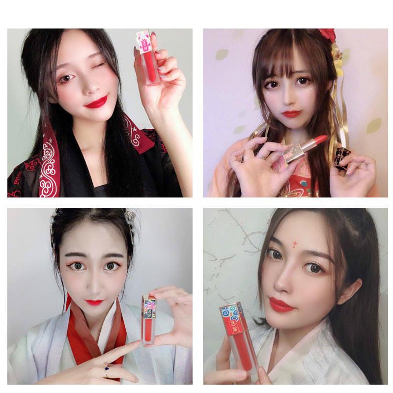 Lipstick make up Moisture Waterproof Lasting Color Interesting Carving Lipstick Long Lasting