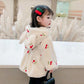 Girls' Autumn and Winter Warm and Windproof Jacket Plus Velvet Thick Winter Clothes