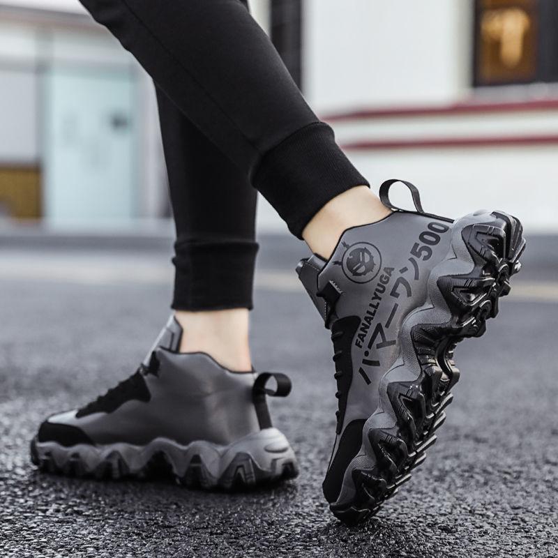 Men's High Top Shoes All-match Fashion Trend Shoes Spring and Summer Outdoor Leisure Sports Shoes