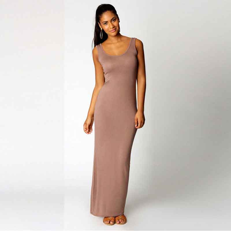 Summer Elegant Sexy Vest Long Dress Fashion Dress