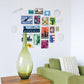 Creative Modern Stamp Album Wall Stickers Stamp Collection For Living Room Bedroom Hobby Art Decals