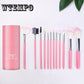 Eyes Makeup Brushes Set Wood Handle Eyeshadow Eyeliner Blending Brush Powder Face Cosmetic Make Up