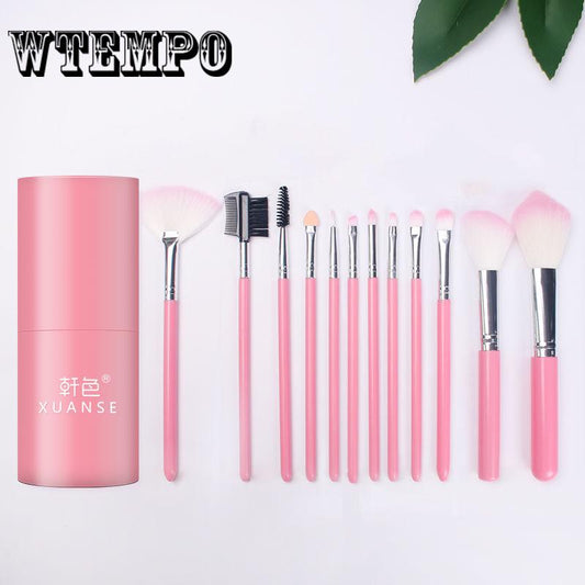 Eyes Makeup Brushes Set Wood Handle Eyeshadow Eyeliner Blending Brush Powder Face Cosmetic Make Up