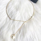 Pearl Necklace Pendant Clavicle Collar Neck Chain Jewelry Chokers for Girl Gold Choker Personalized Chain Necklaces Pendant Necklaces Women's Gifts