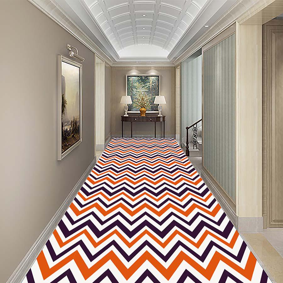 Summer Style Long Lobby Carpet Fresh Green Grass Pattern Stairway Hallway Home Corridor Carpet Aisle Party Wedding Red Area Rugs