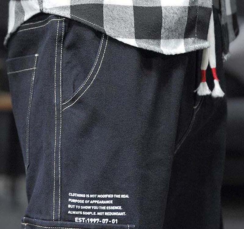 Men's Jeans Student Loose Trend Casual Small Feet Cropped Trousers Spring and Autumn Harem Pants Overalls