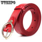 Belt 1pc Fashion Women Waist Belt Hollow Rivets PU Leather Strap Women Slim Waistband