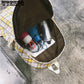 Fashion Polyester soft Backpack Satchel School Bags special checked printing Backpack