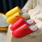 Autumn and Winter Pure Cotton Slippers Indoor Non-slip Soft-soled Shoes Warm Simple Plush Cotton Shoes