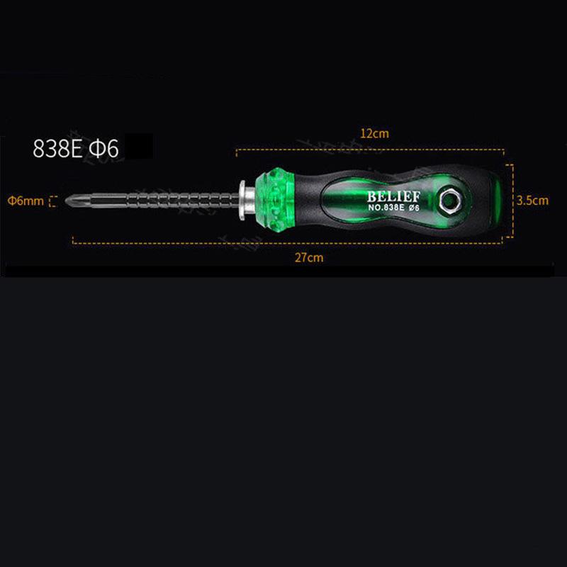 Retractable Screwdriver Set Multifunctional Insulated Plastic Handle Screwdriver Industrial Machine Removal ToolA