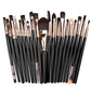 Purple Professional Soft Cosmetic Makeup Brush Set Purple Pouch Bag