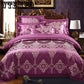 Luxury European Bedding Sets Embroidery Egyptian Bedlinens Duvet Cover Bedsheet Pillow