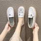 White Shoes Spring Summer Hollow Non-slip Flat Bottom All-match Single Shoes Breathable Comfortable Soft Bottom Pregnant Women Nurse Shoes