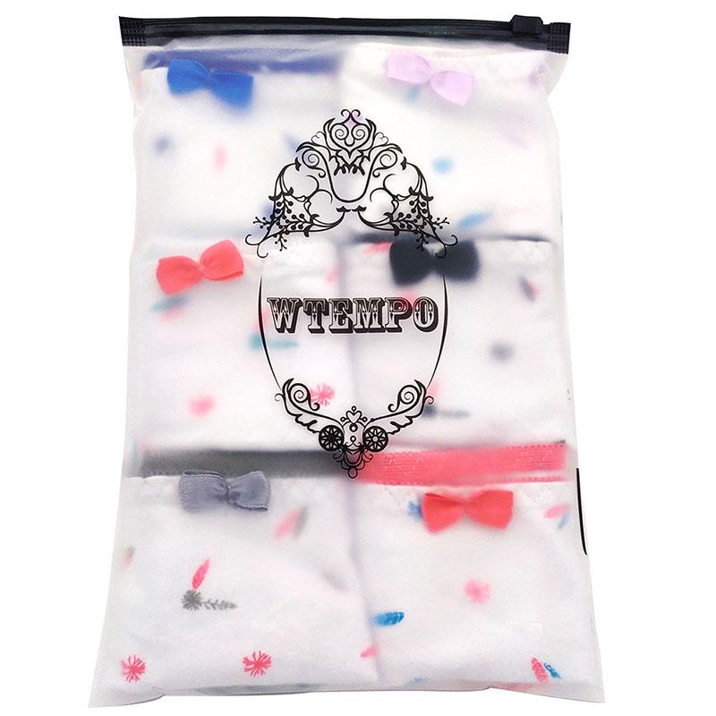 WTEMPO 6 Pcs/Lot Modern print girls panties Intimate Woman Underwear Cotton Low Waist Sexy Briefs
