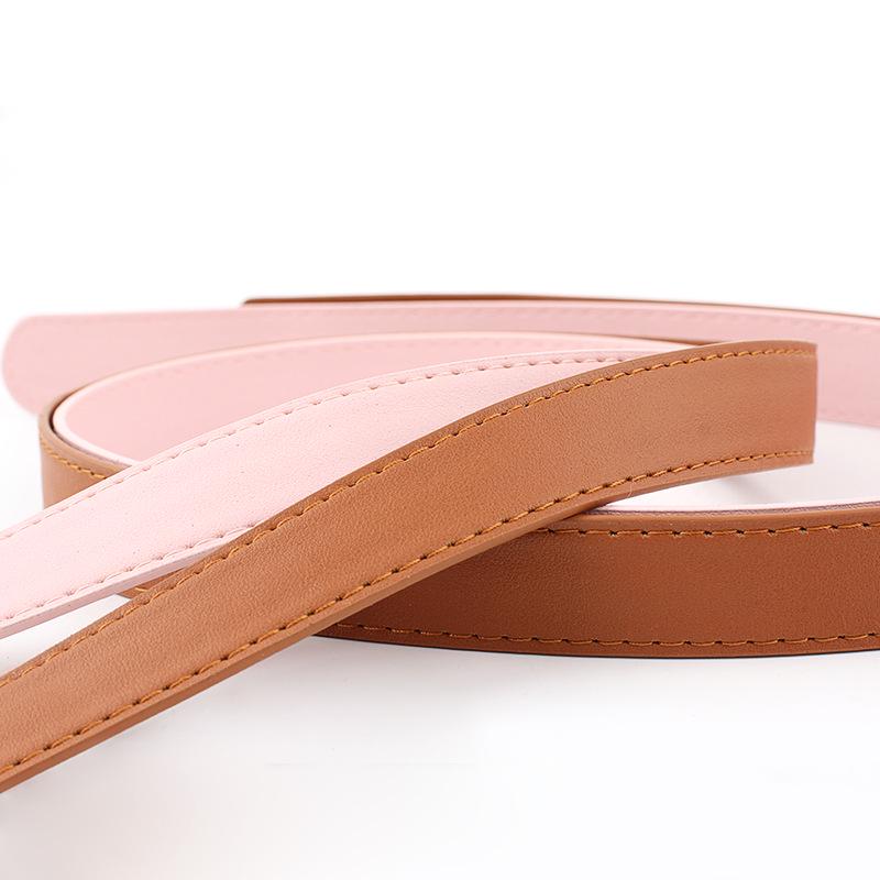 Skinny Waist Belt Fashion Women Lady Girl Thin Leather Narrow Waistband