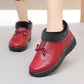 Winter Plus Velvet Warm Women's Cotton Shoes Soft Sole Thickened Waterproof Non-slip Leather Boots