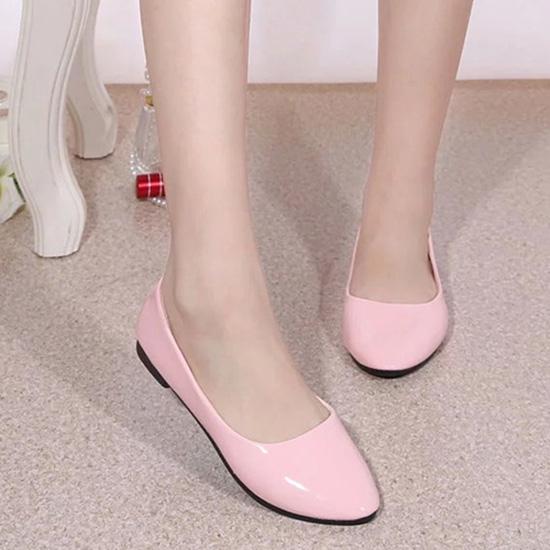 WTEMPO Spring Recreational Flat with Flat Bottom Shoe Shallow Mouth Covers A Foot Female Odd Shoes