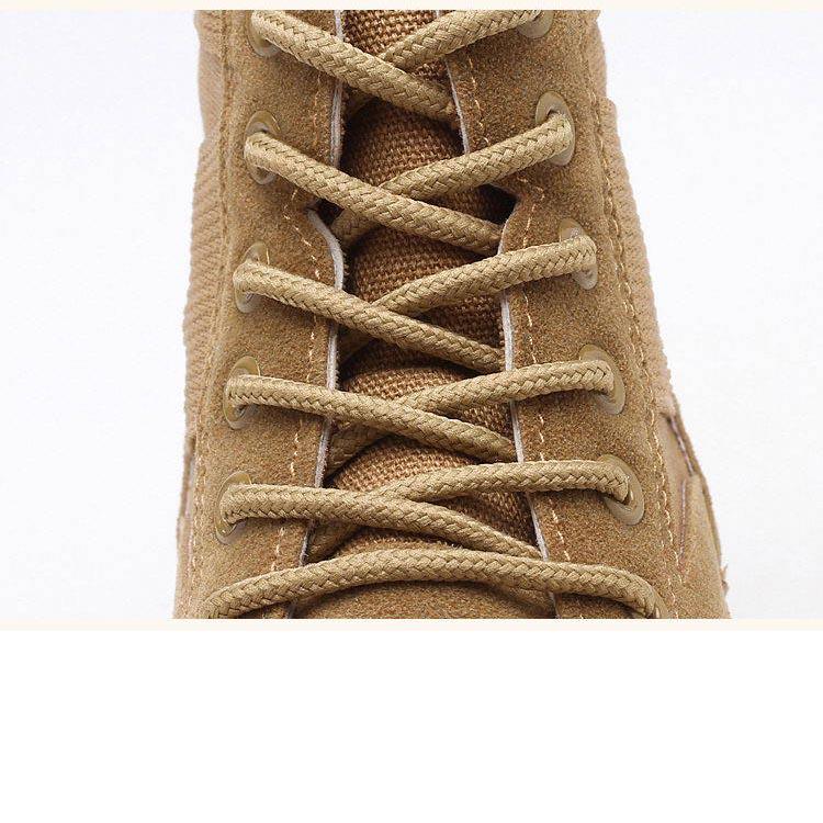 High Top Mens Martin Boots Solid Army Boots Flock Rubber Winter Men's Ankle Boots Shoes