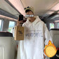 Fleece Sweater Men's Hip-hop Graffiti Shirt Autumn and Winter Warm All-match Loose Hooded Men's Shirt