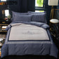 4 Pcs Set Pillowcase Soft Comfortable Bedding Set Home Quilt Cover Set Queen King Size