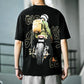 Moto & Biker T-shirt Oversized American Trend Retro Shirt O-neck Half Sleeve Casual Pullover Graphic Punk Clothes Summer