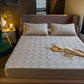 Cotton Bed Sheet One-piece Bedspread Quilted Mattress Protection Cover Non-slip Fixed All-inclusive Dust Cover Cover