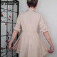 Solid Womens Mini Dress Long Sleeve Pocket Loose Dresses Ladies Autumn Casual Retro Vestidos