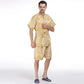 Cardigan Lace-up Steam Suit Men's Bathing Suit Bath Yukata Sauna Bathing Suit Lace-up Kimono
