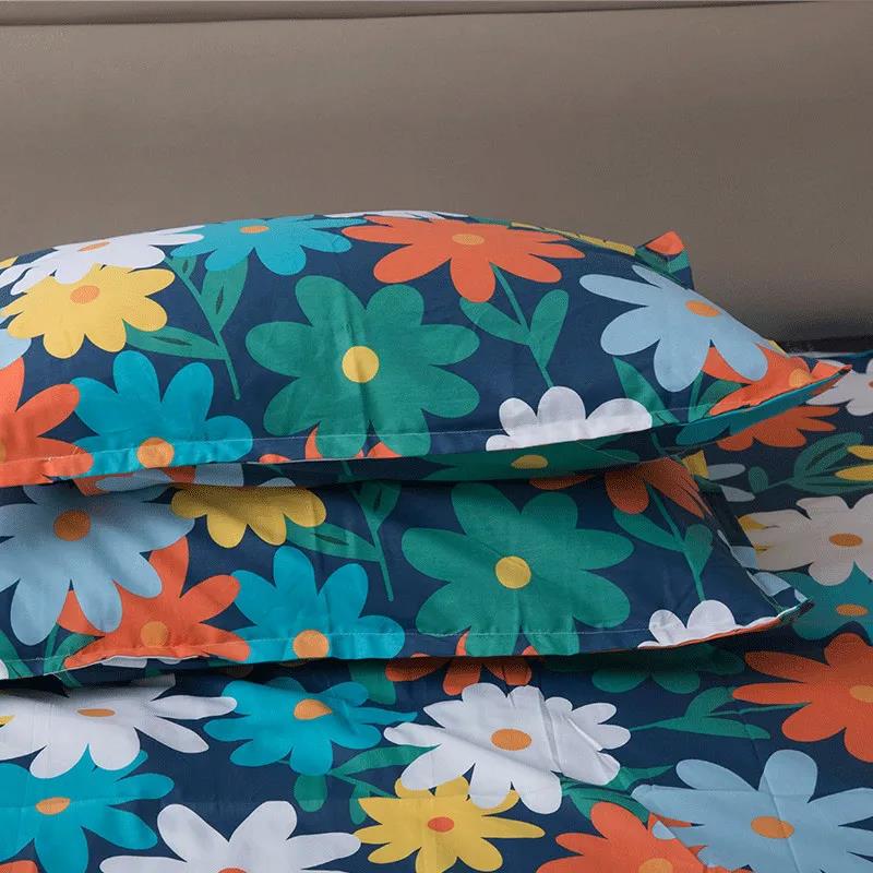 100% Cotton Twill Pillow Cover Cotton Pillow Cover Sweat Absorbent Breathable Double Pillow Cover 48×74cm