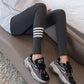 Leggings Women's Outer Wear Trousers Winter Plus Velvet Thickening Black Gray Large Size High Waist Pants