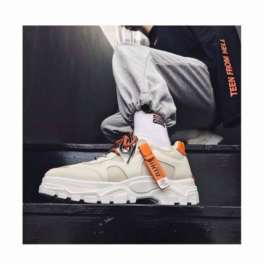 Fashion Daddy Shoes Men Height Increasing Breathable Shoes Casual Thick Sneakers for Male 39-44