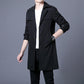 Men's Windbreaker Mid-length Jacket Spring and Autumn Trend Business Casual Youth Lapel Jacket New