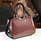 Leather Texture Messenger Bag Fashion Handbag Patent Leather Personality Handbag Fairy Bag
