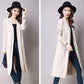 Spring and Autumn Long Knit Jacket Long Sleeve Cardigan Loose Sweater Student Slim Temperament Female Coat