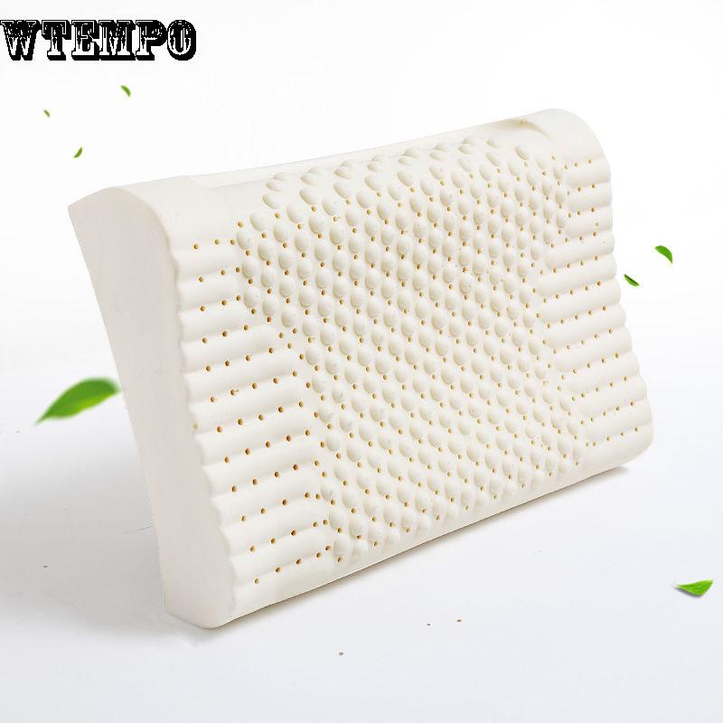 Imported Natural Latex Pillow Neck Pillow Adult Massage Pillow Latex Pillow Thailand