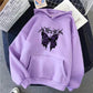 Fashion Women's Casual Long Sleeve Hooded Printed Ladies Sweatshirt Tops