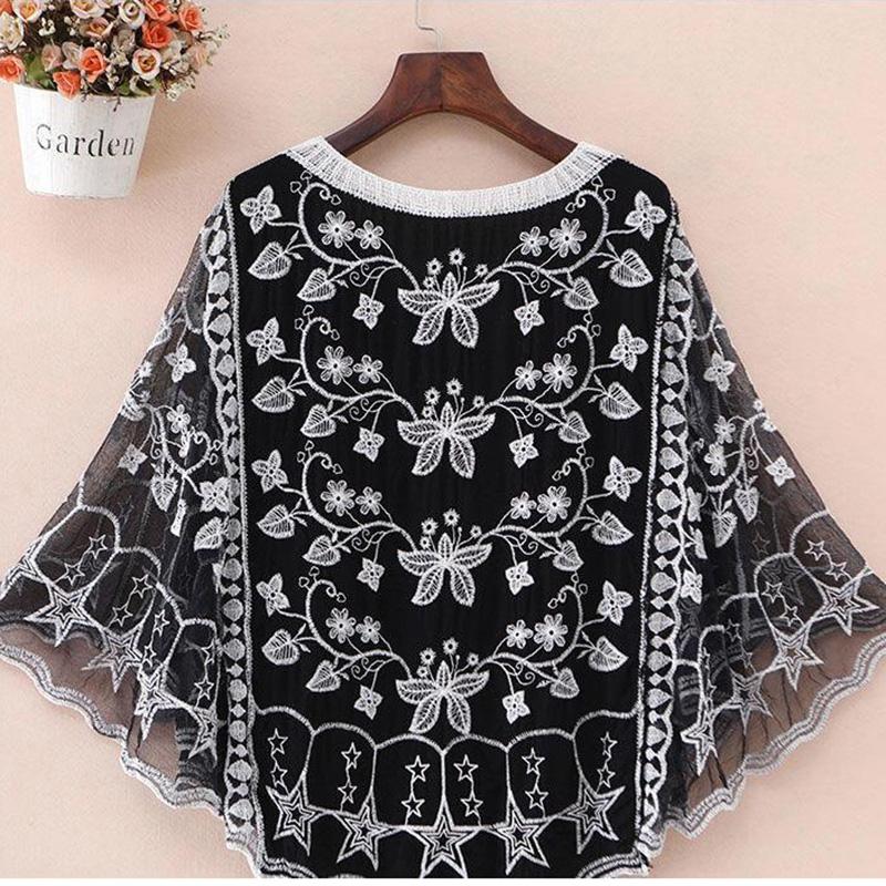 Printing Chiffon Shawl Coat Top Can Be Fitted with Suspender Skirt Women Summer Thin Sun Protection Clothing Short Cardigan