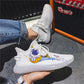 Sports Canvas Coconut Shoes Couple Korean Trend Breathable Net Shoes Summer Fly Woven Breathable Casual Sneakers
