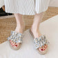 Flower Fairy Sandals and Slippers for Women's Outer Wear Summer Fashion All-match Beach Shoes
