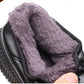 Winter Old Beijing Women's Cotton Shoes Leather Waterproof and Velvet Thickened Non-slip Warm Flat Shoes