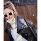 Lady Solid Color Slim Knitwear Turtleneck Bottoming Top Bunny Embroidery Pullover Sweater