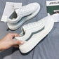 Retro work shoes casual fashion flat shoes men's shoes High quality Incremental running sneakers