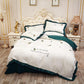 Embroidered Thick Brushed Princess Style Four-piece Lace Duvet Cover Double Bed Single Bedspread Bedding