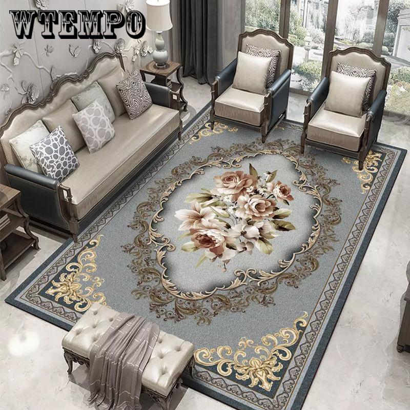 European Style Delicate Large Carpets For Living Room Bedroom Study Room Room Rug Soft Carpet