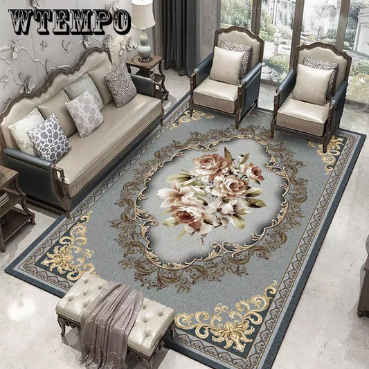 European Style Delicate Large Carpets For Living Room Bedroom Study Room Room Rug Soft Carpet