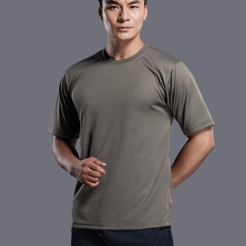 Sports Shirts Military T-shirts Outdoor Off-road Tees Half Sleeves Casual Breathable Pullovers Men Clothing Summer
