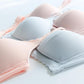Breast Feeding Underwear Pregnant Women Early and Late Bra Postpartum Breast Feeding Anti Sagging Gathered Non Steel Ring Bra Breathable Cotton