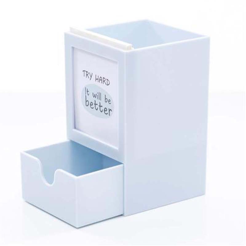 Simple Multifunctional Pen Holder Small Fresh and Creative Desktop Decoration Office Storage Box
