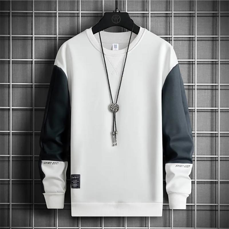 Men's Sweater Korean Version of The Trend of Autumn and Winter Round Neck Loose Large Size Long-sleeved Sweater Young Men