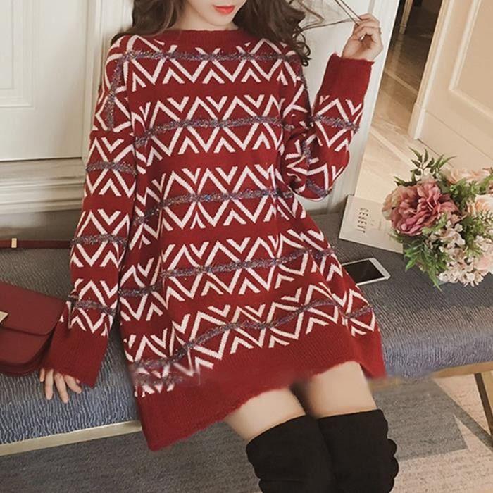 Fall/winter Mid-length Maternity Fashion Plus Size Dress